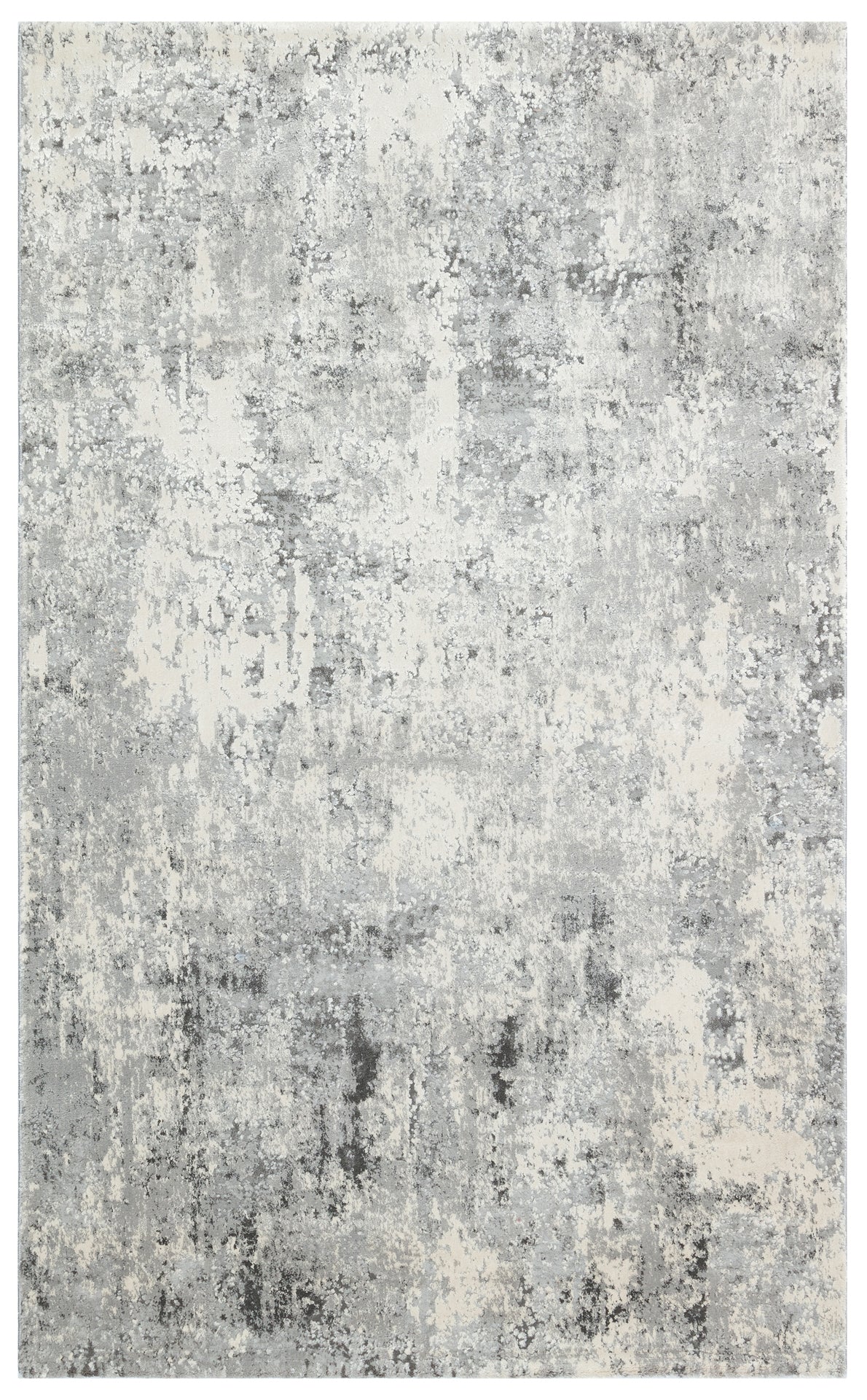 Modern Cotton Area Rug - Grey Machine Made Carpet | Dustproof, Soft Texture