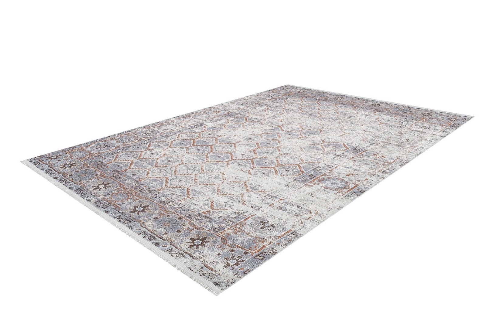 Modern Digital Print Rug – Grey Area Rug, Non Slip, Antibacterial Floor Mat