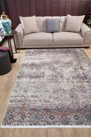 Modern Digital Print Rug – Grey Area Rug, Non Slip, Antibacterial Floor Mat