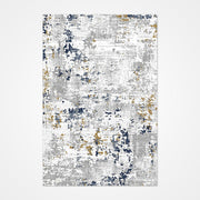 Modern Area Rug – Machine Made Grey Rug with Soft Pile & High Density Loop