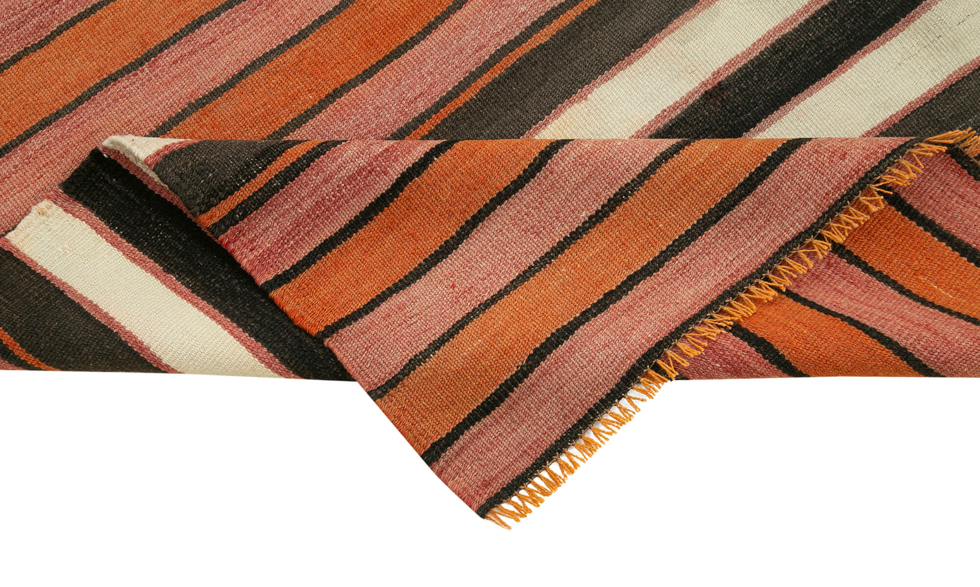 Handmade Area Rug - Vintage Turkish Cotton Wool Runner 2'11''x9'4'' by Agacan
