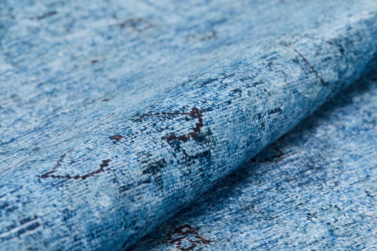 Blue Area Rug - Classic Digital Print Rug | Non Slip, Antibacterial Carpet