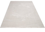 Classic Area Rug – Machine Made Cotton Soft Cream Color Rug with Durable Floor Covering