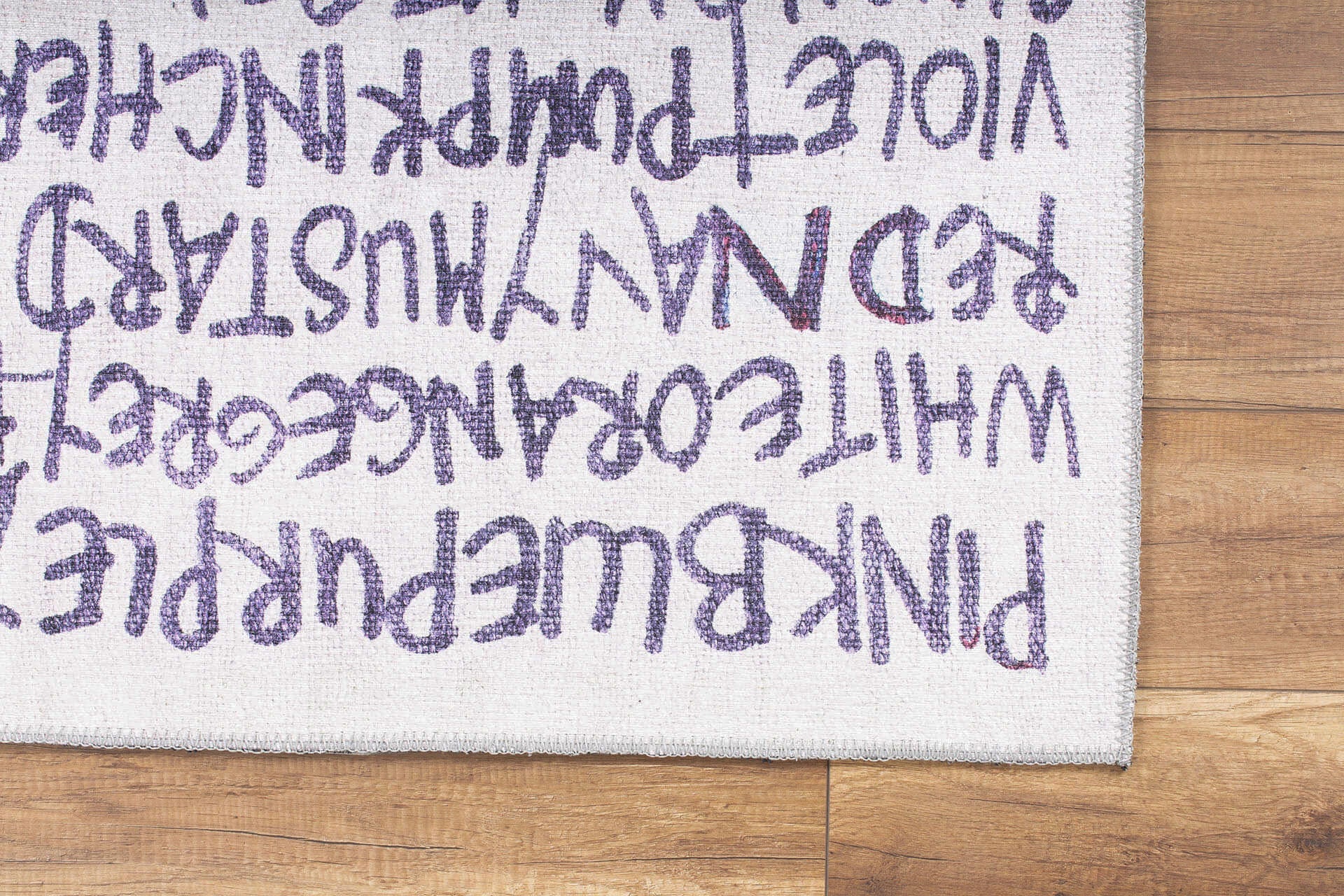 Digital Print Area Rug – Washable Non Slip Cotton Microfiber Rug for Living Room