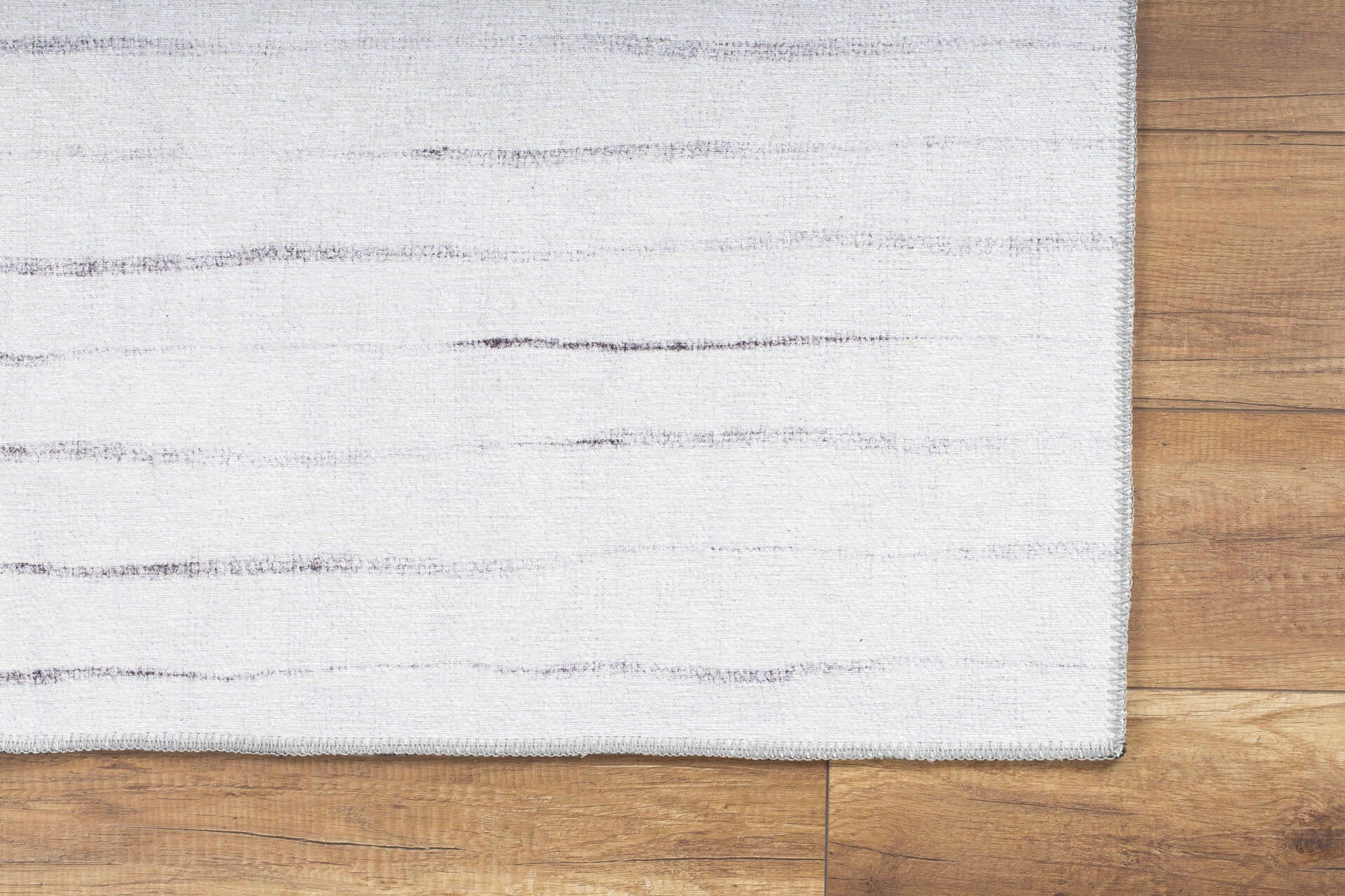 Cotton Area Rug – Washable Non Slip Striped Soft Microfiber Rug for Living Room