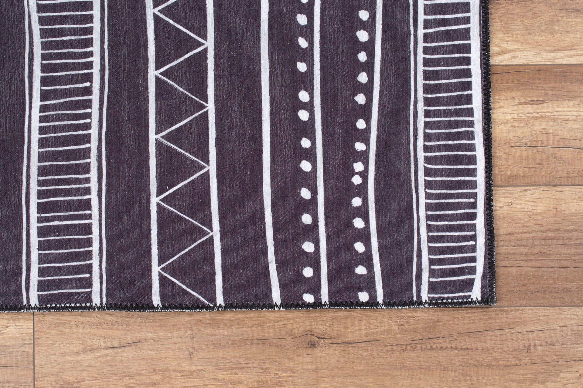 Ethnic Cotton Area Rug – Washable Non Slip Soft Microfiber Rug for Living Room