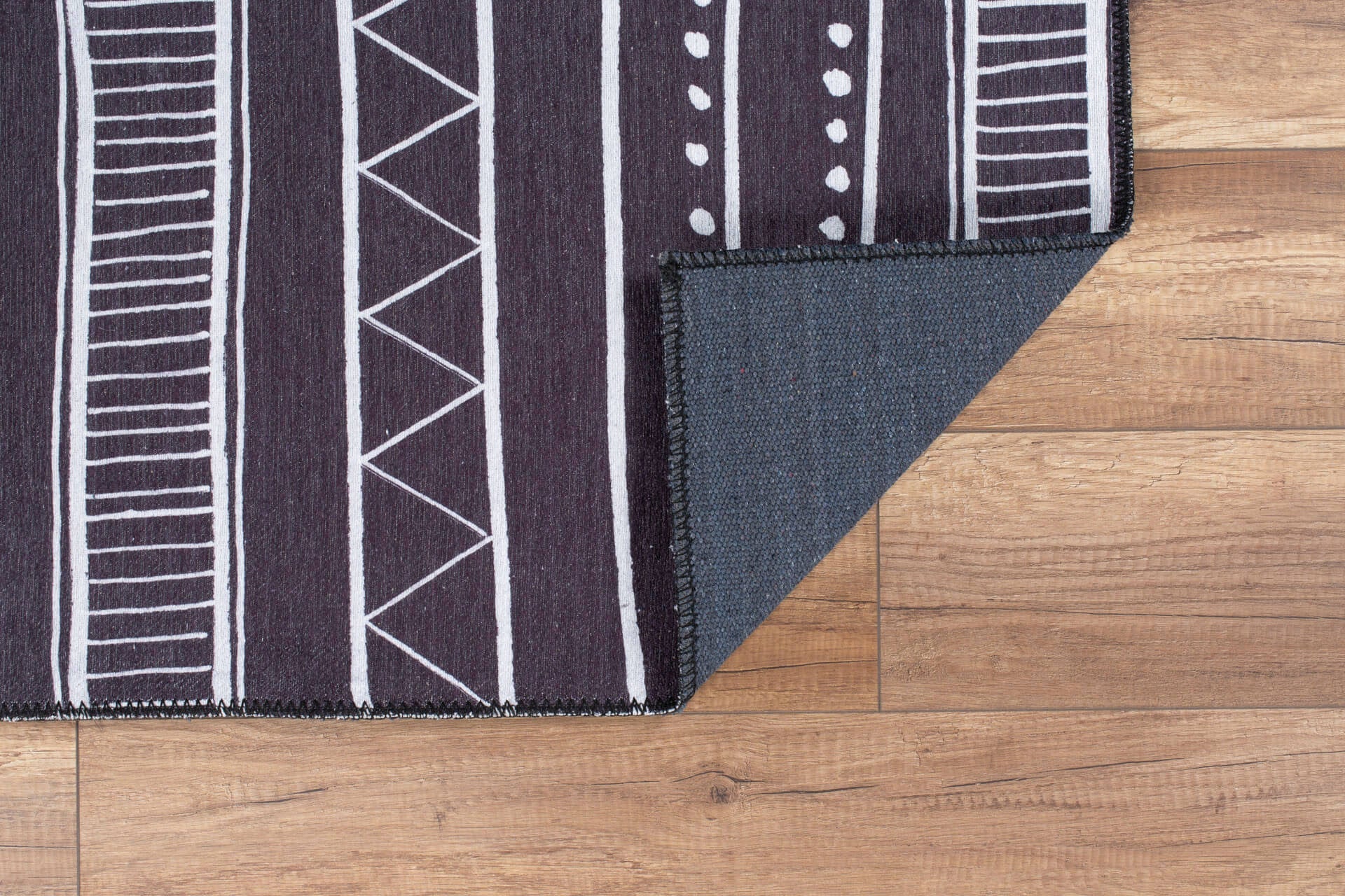 Ethnic Cotton Area Rug – Washable Non Slip Soft Microfiber Rug for Living Room