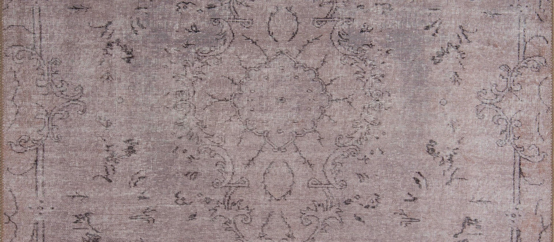 Vintage Cotton Area Rug – Washable Non Slip Microfiber Floor Rug | Heavy Thick Carpet