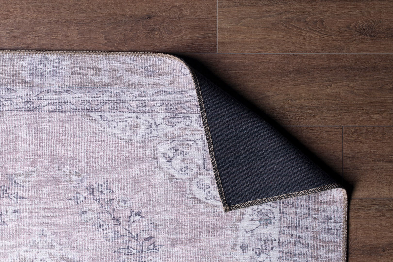 Southampton Beige Medallion Cotton Digital Print Area Rug