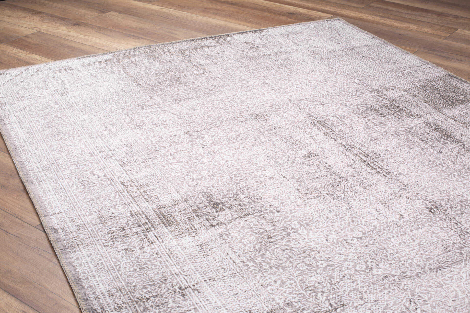 Vintage Cotton Area Rug – Washable Non Slip Soft Microfiber Carpet, Dust Resistant