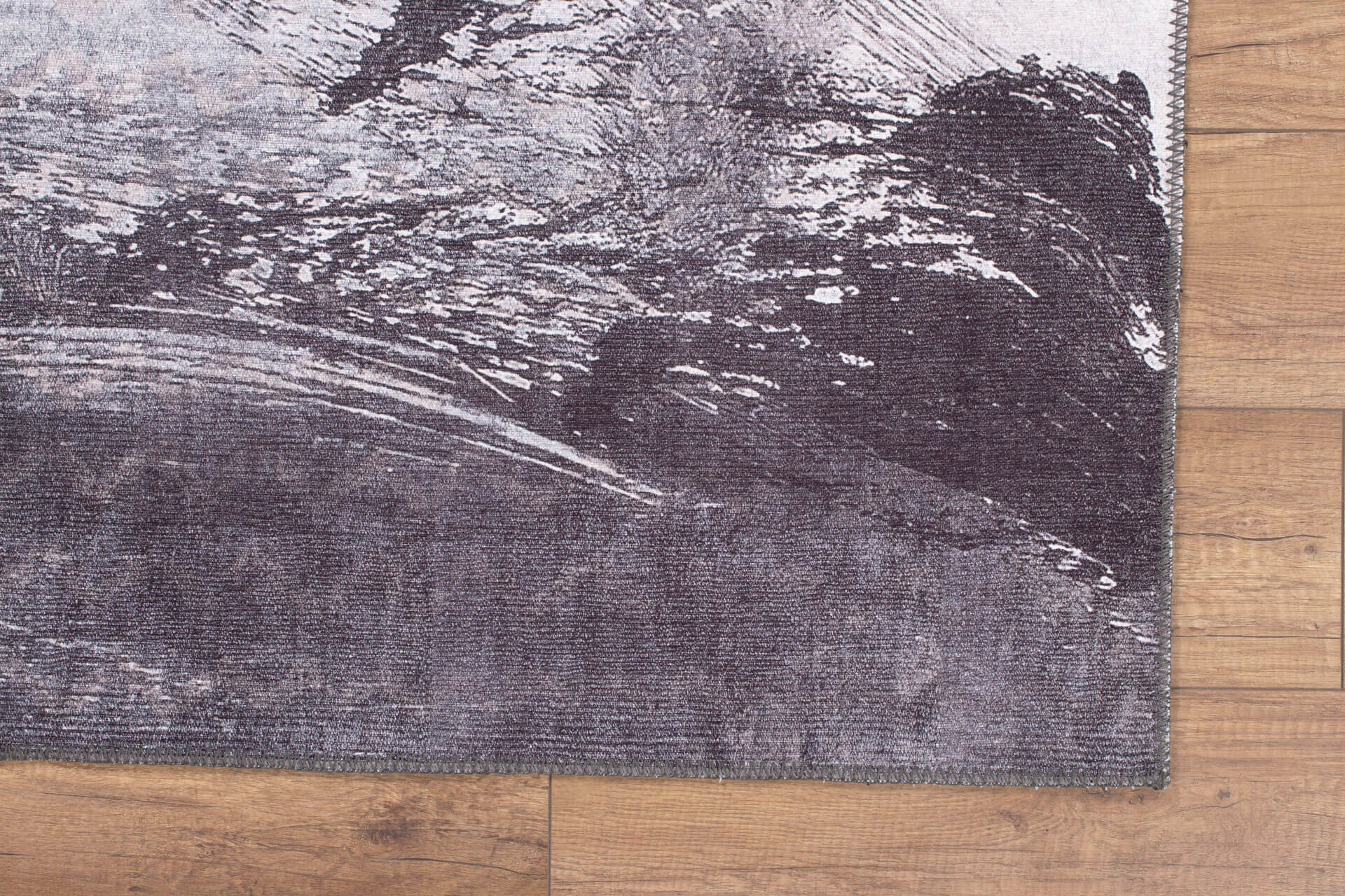 Modern Area Rug – Washable Non Slip Cotton Area Rug with Soft Microfiber Carpet