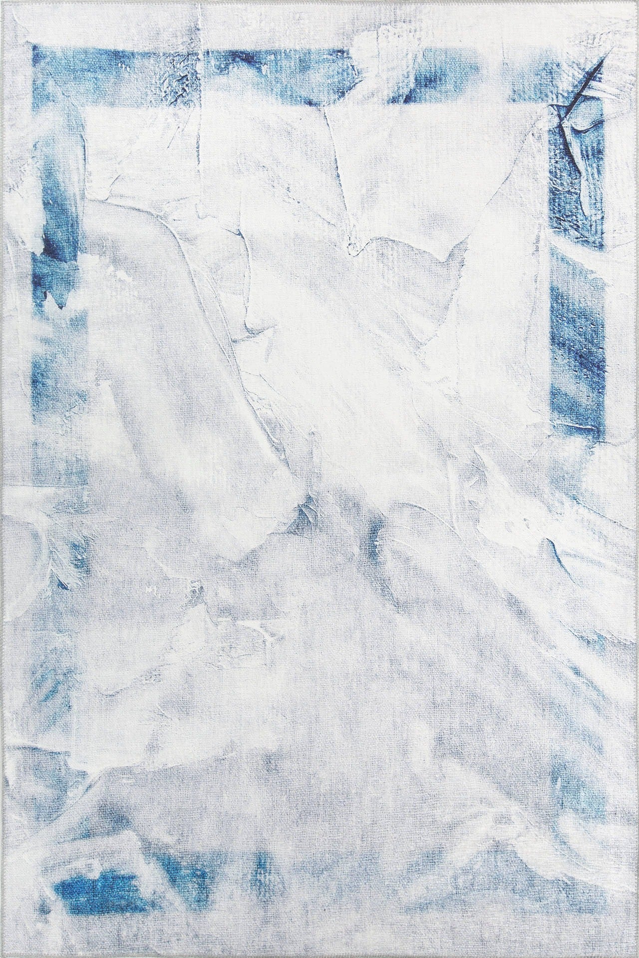 Modern Cotton Area Rug – Washable Non Slip Decorative Soft Microfiber Carpet