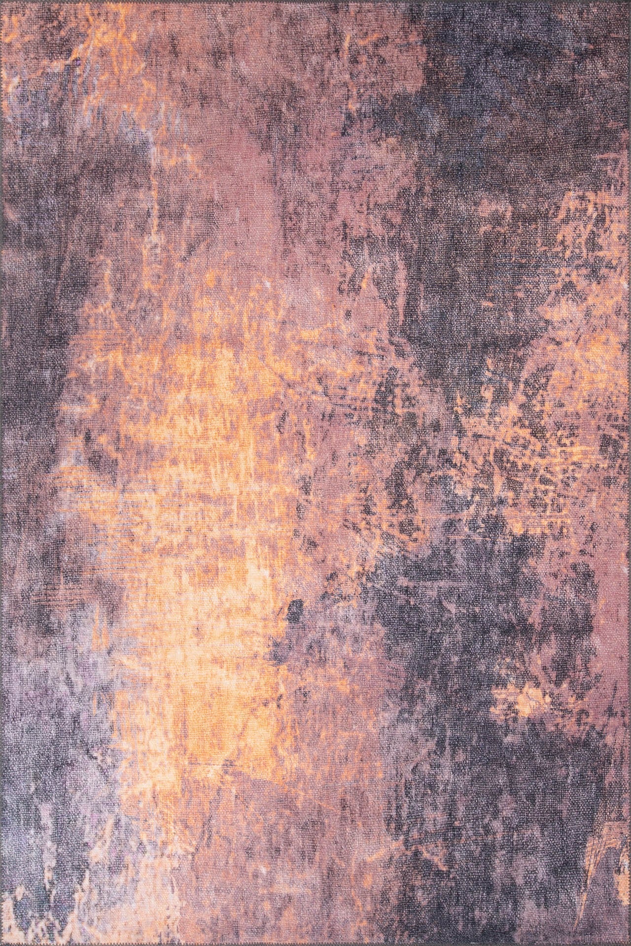 Modern Digital Area Rug – Cotton Washable Non Slip Polyester Floor Mat