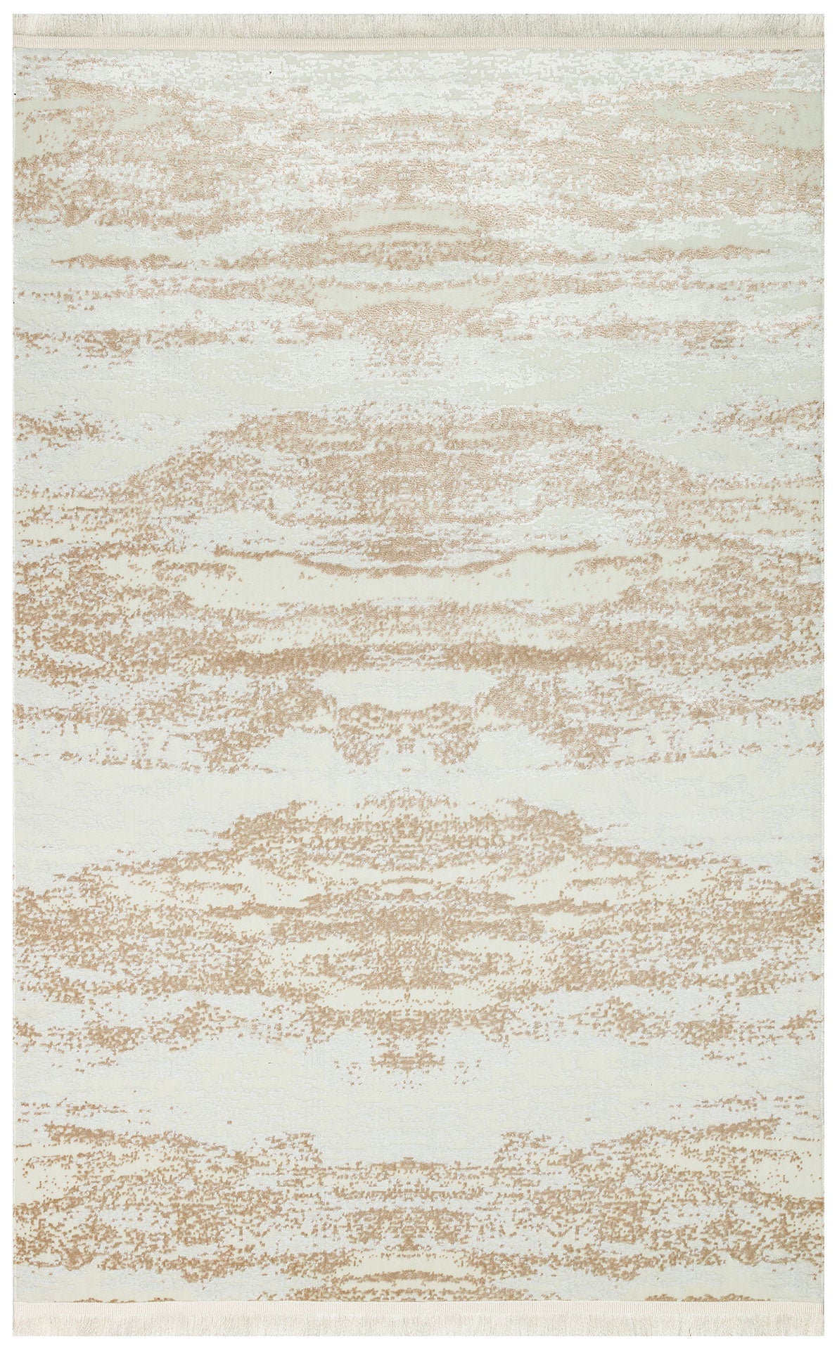 Vintage Area Rug – Machine Made Cream Rug with Washable Non Slip Backing