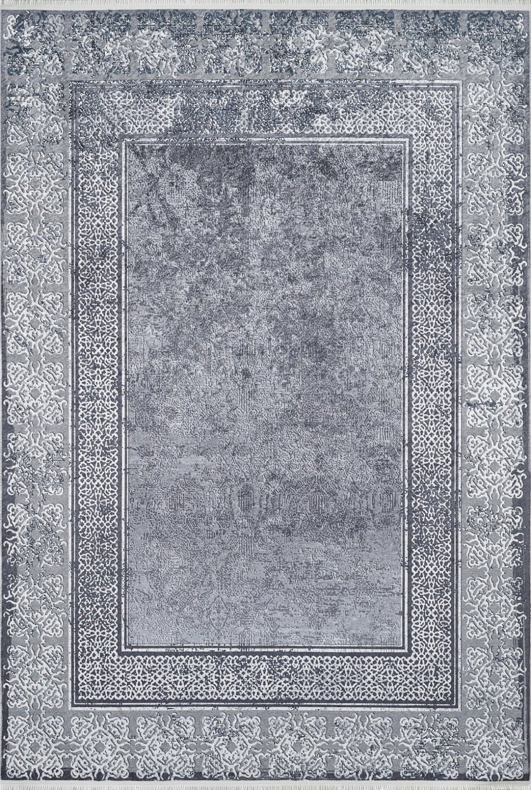 Grey Area Rug | Non Slip Antibacterial Digital Print Carpet – Stylish, Dust Free Floor Rug