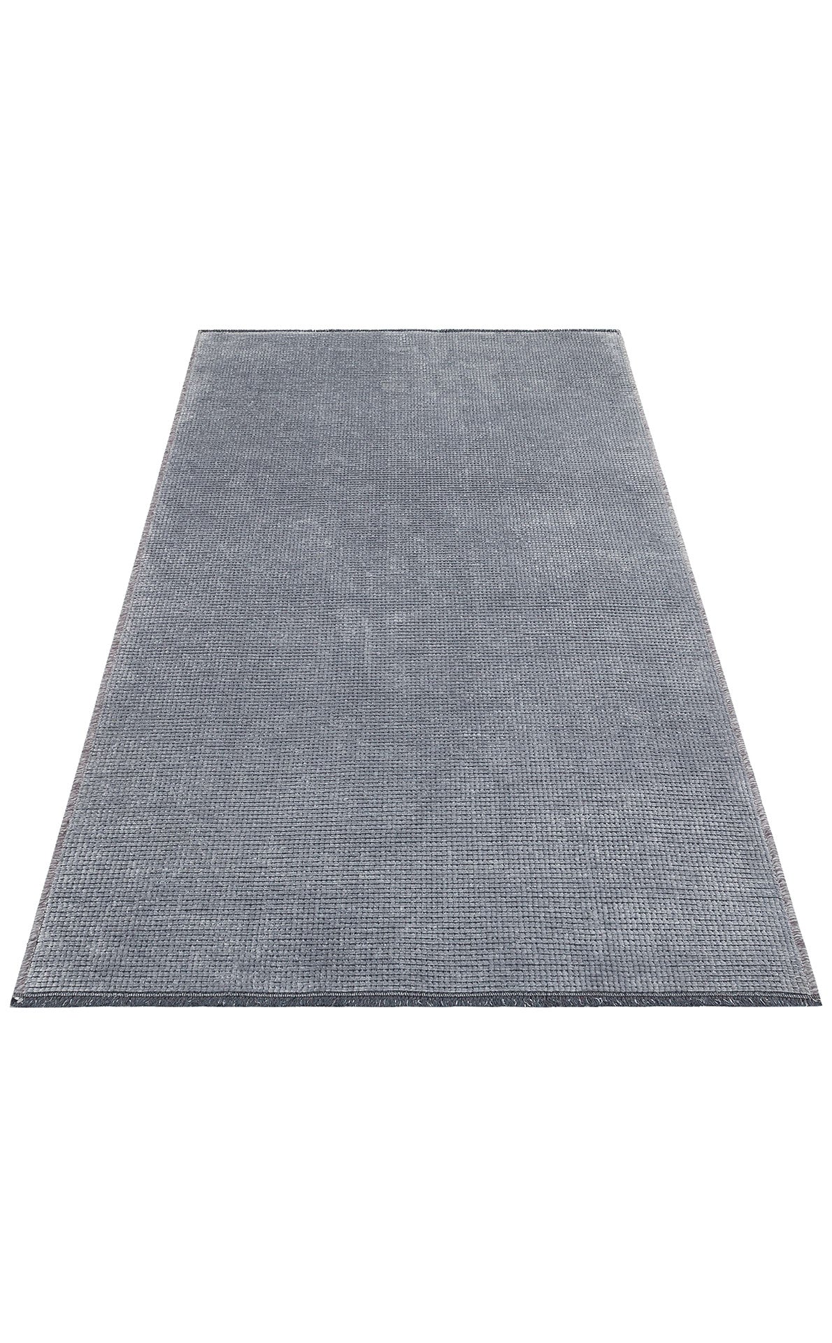 Modern Non Slip Kilim - Grey Flat Weave Washable Area Rug, Dust Free