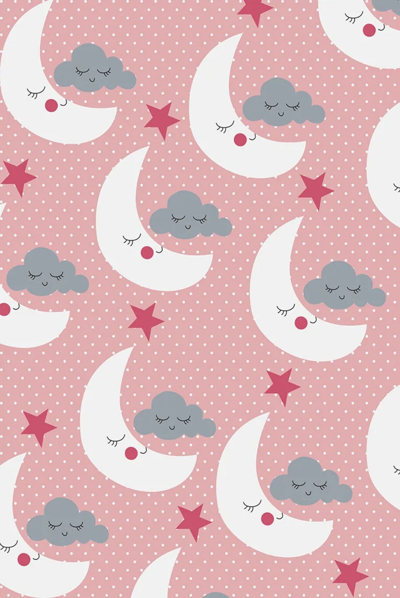 Kids Pink Rug - Antibacterial Digital Print Carpet | Non Slip Playroom Mat