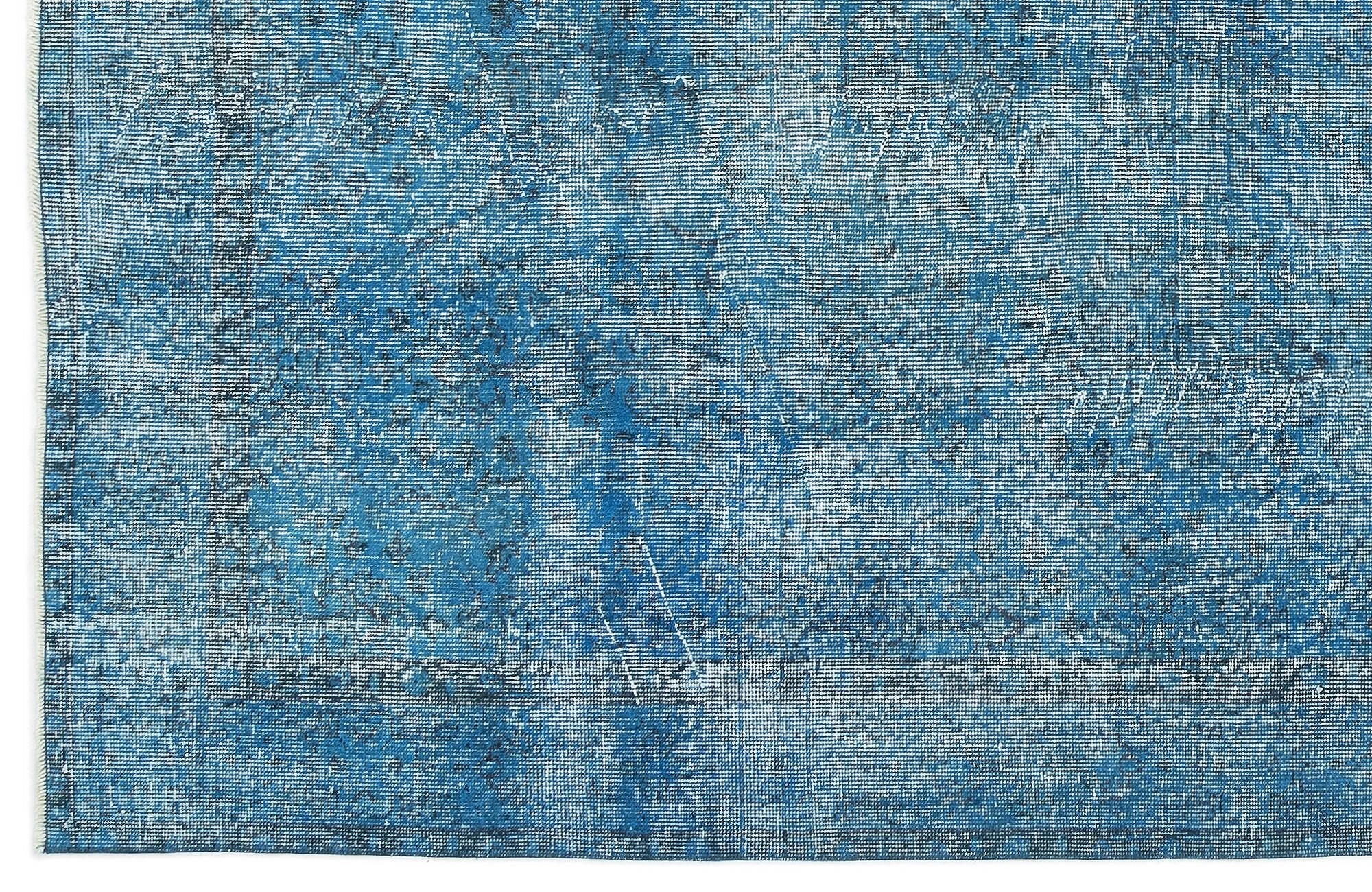 Atina 10912 Turquoise Vintage Wool Handmade Area Rug 5'5" x 9'3"