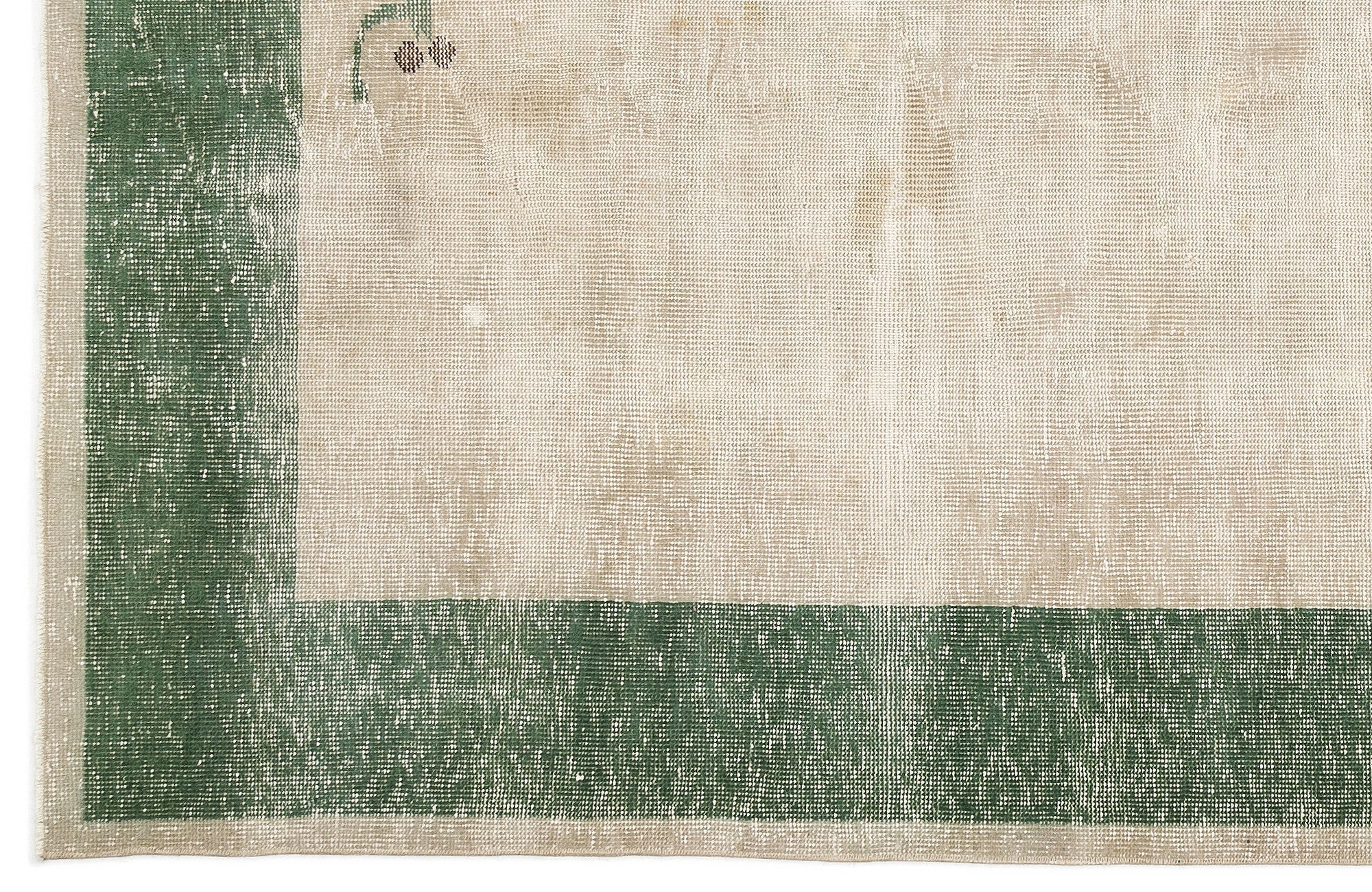 Atina 12310 Beige Vintage Wool Handmade Area Rug 5'5" x 9'0"