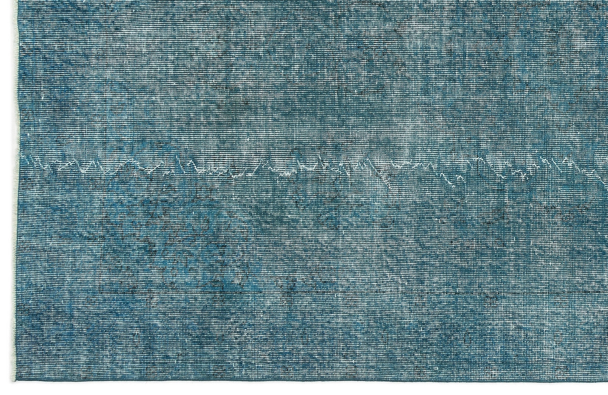 Atina 12570 Turquoise Vintage Wool Handmade Area Rug 5'5" x 8'11"