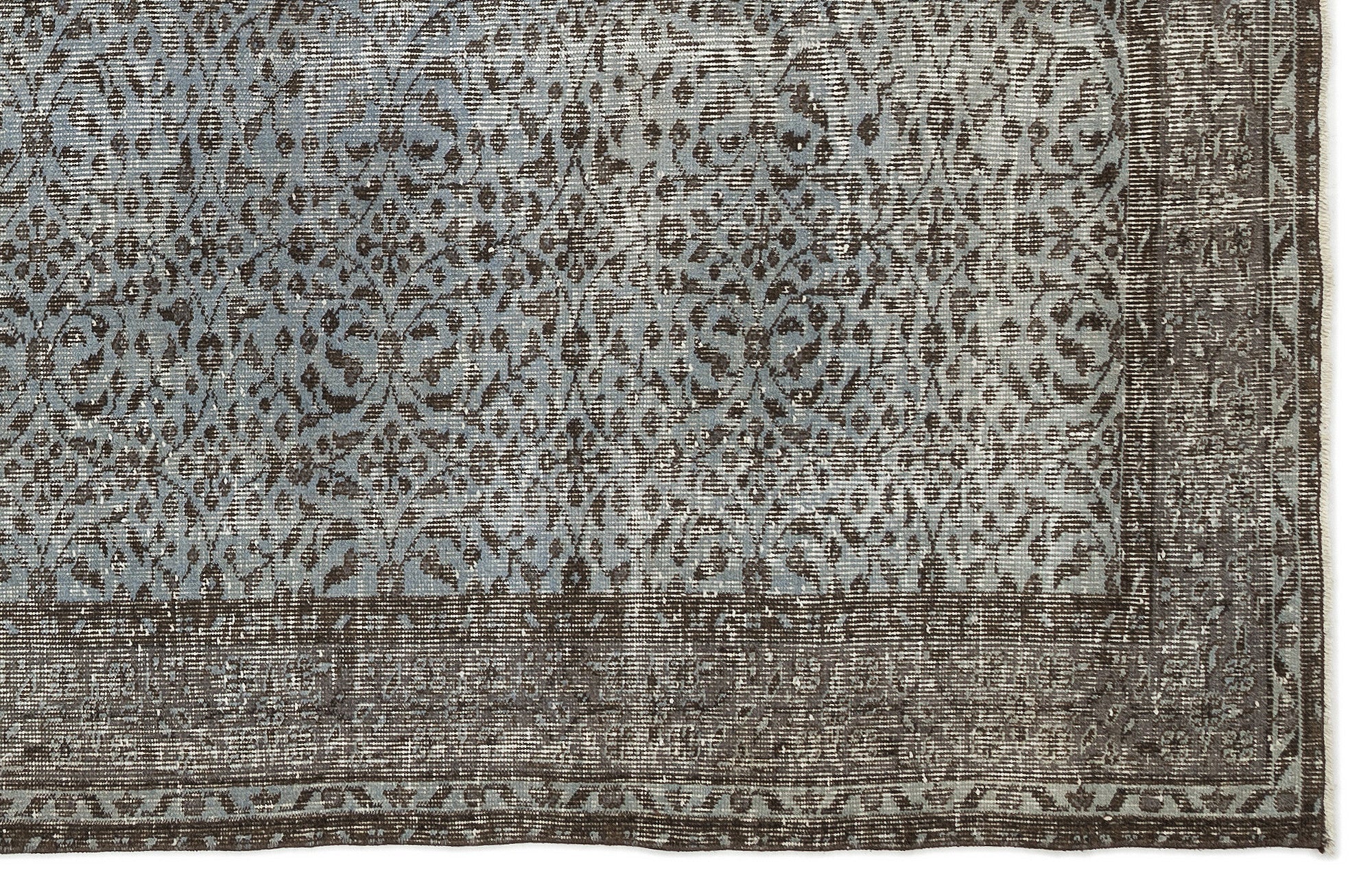 Atina 12632 Beige Vintage Wool Handmade Area Rug 5'10" x 9'9"
