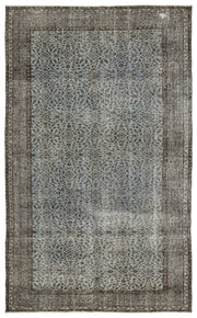 Atina 12632 Beige Vintage Wool Handmade Area Rug 5'10" x 9'9"