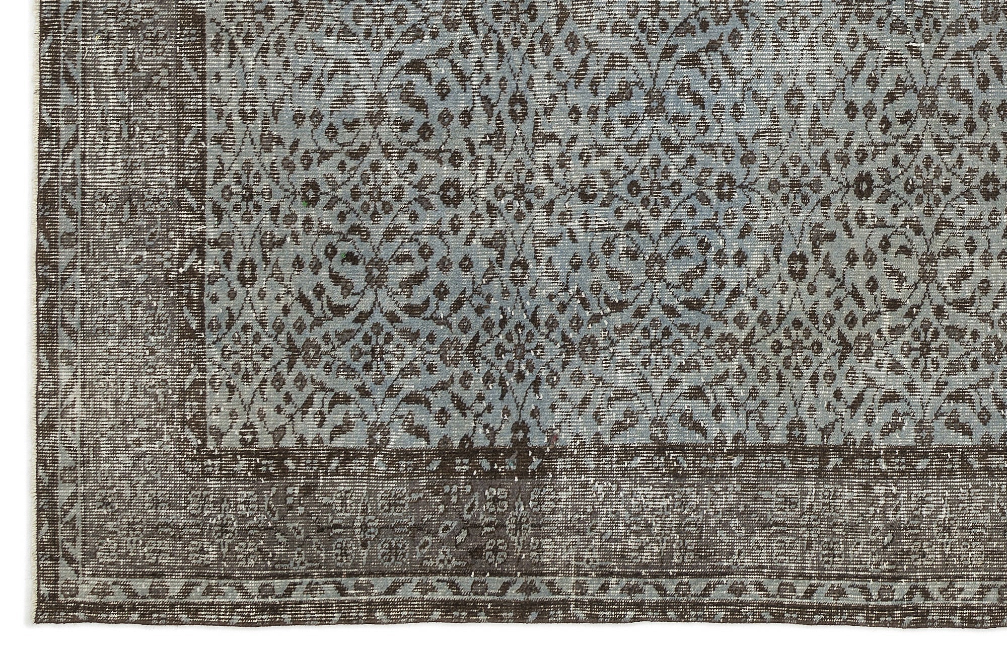 Atina 12632 Beige Vintage Wool Handmade Area Rug 5'10" x 9'9"