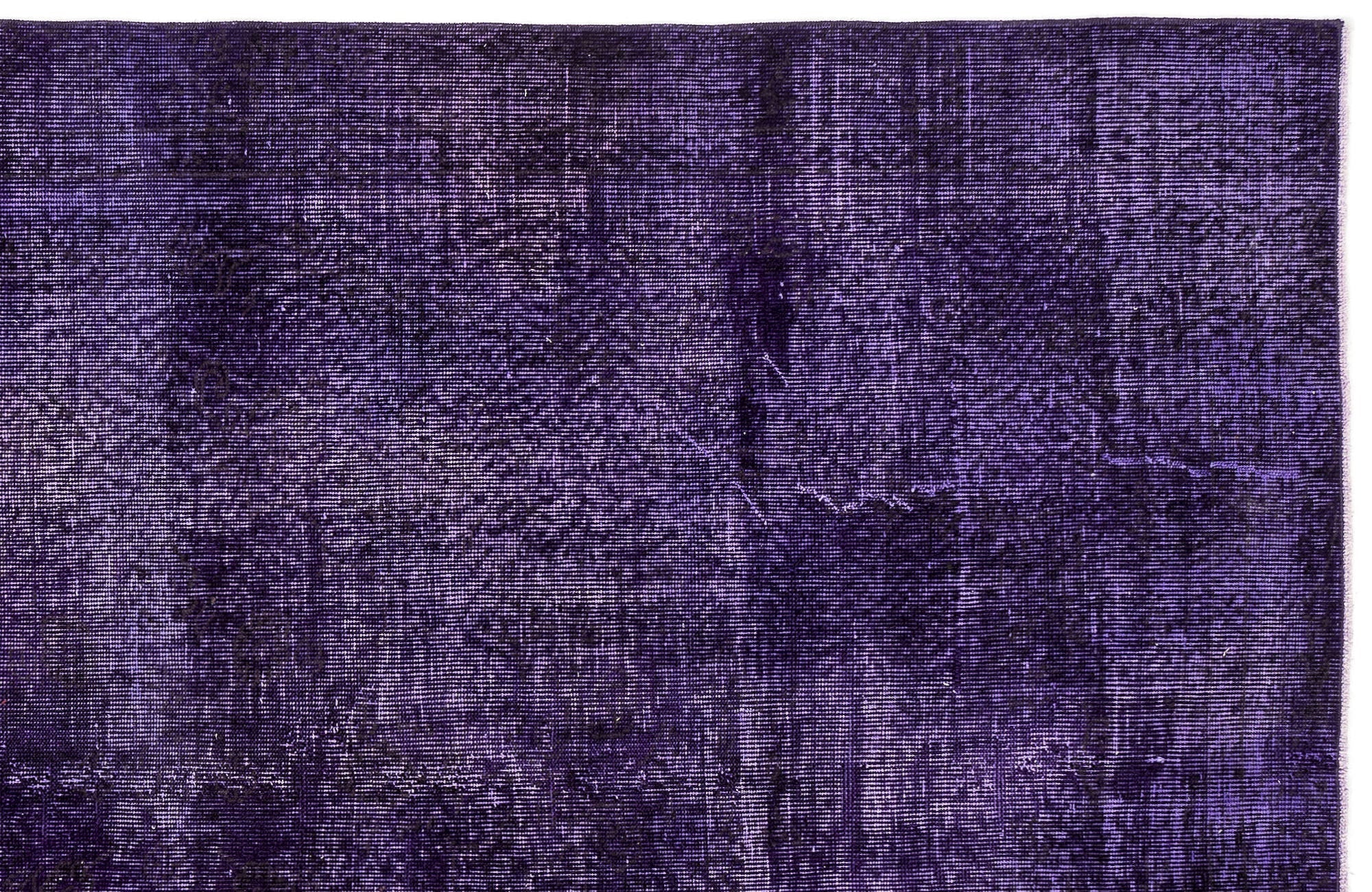 Atina 13119 Purple Vintage Wool Handmade Area Rug 5'3" x 8'4"