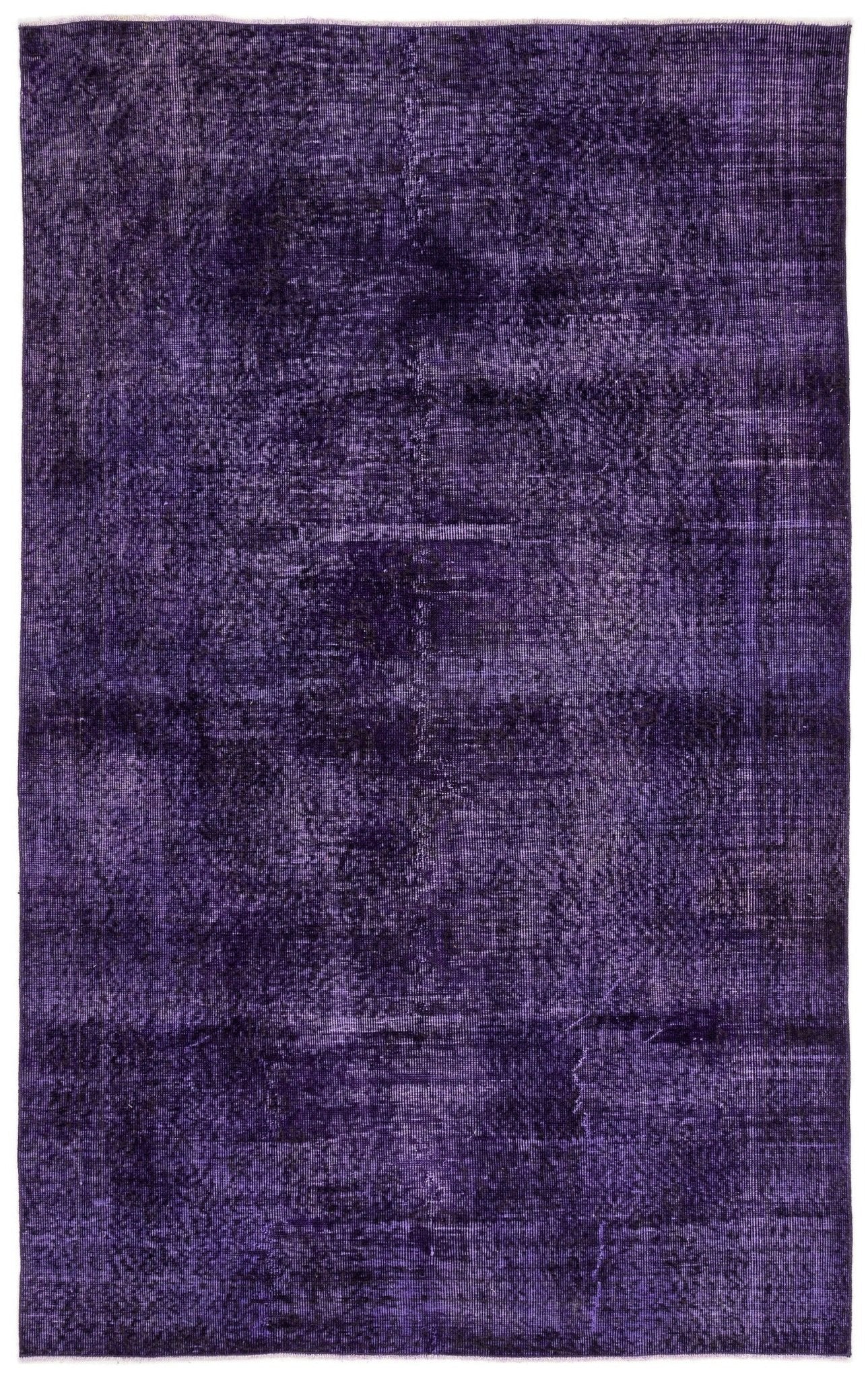 Atina 13119 Purple Vintage Wool Handmade Area Rug 5'3" x 8'4"