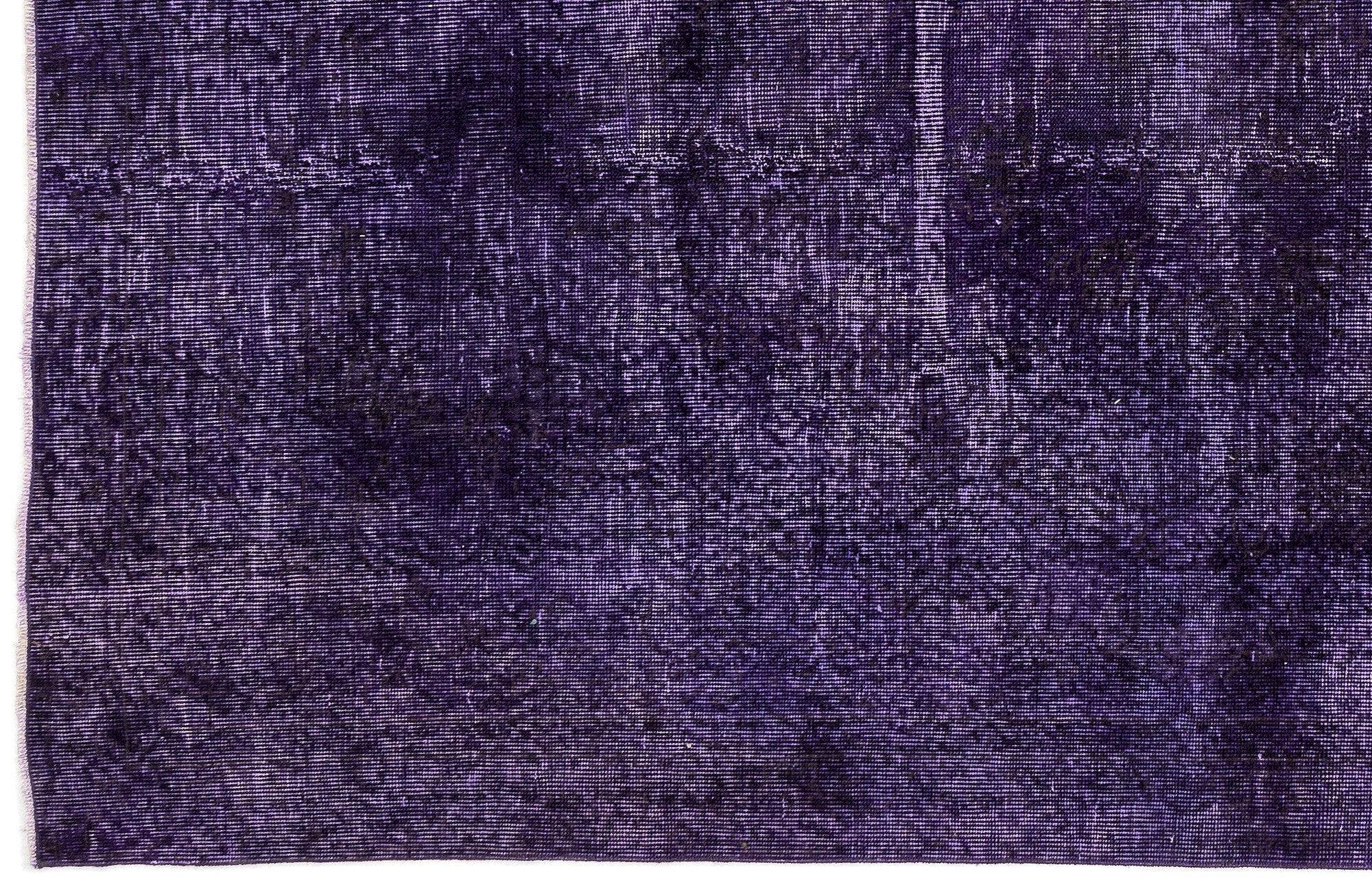 Atina 13119 Purple Vintage Wool Handmade Area Rug 5'3" x 8'4"