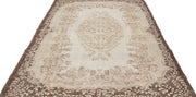 Atina 13350 Beige Vintage Wool Handmade Area Rug 6'2" x 9'7"