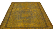 Atina 13670 Yellow Vintage Wool Handmade Area Rug 5'8" x 9'0"