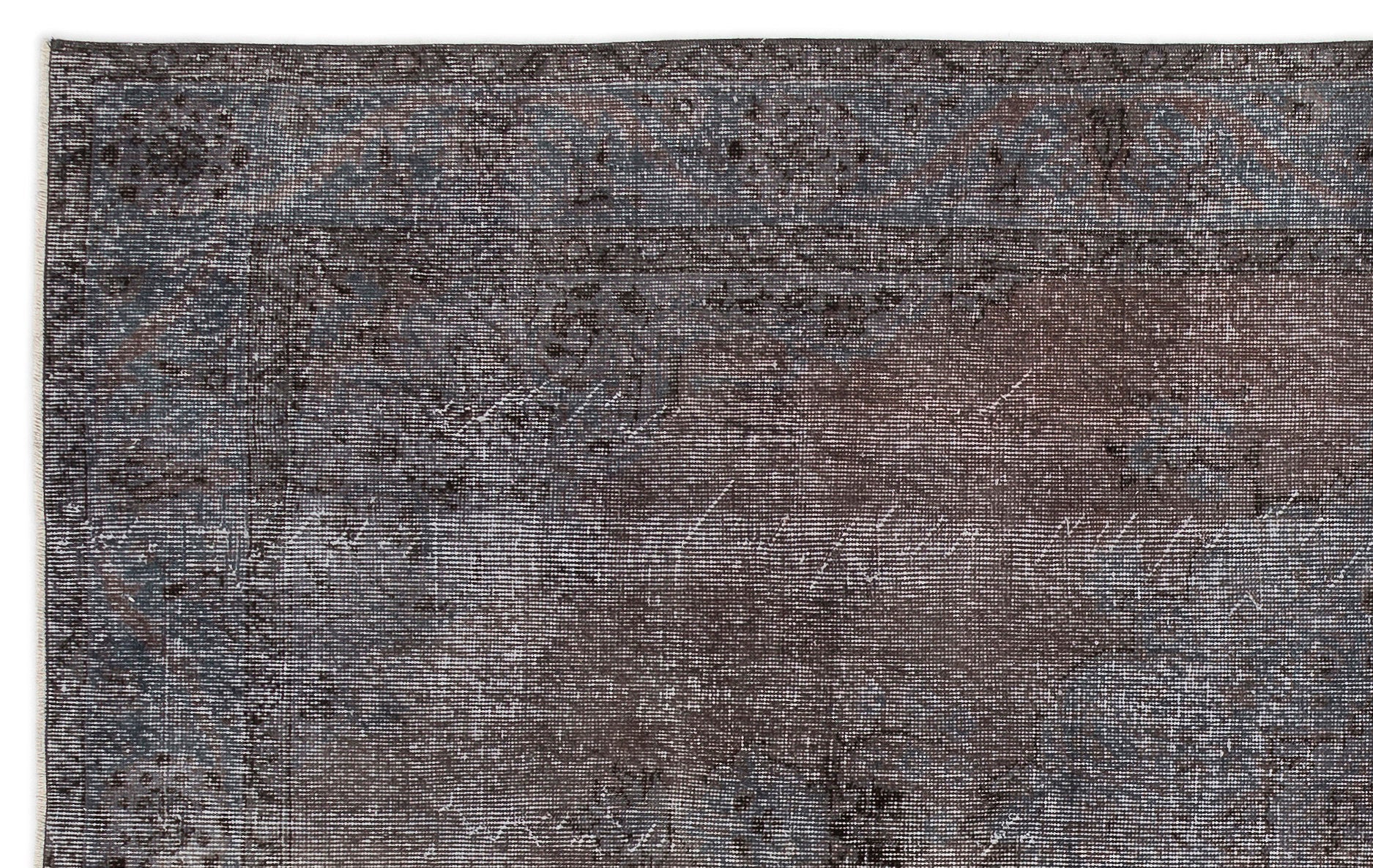 Atina 13705 Grey Vintage Wool Handmade Area Rug 5'7" x 9'1"