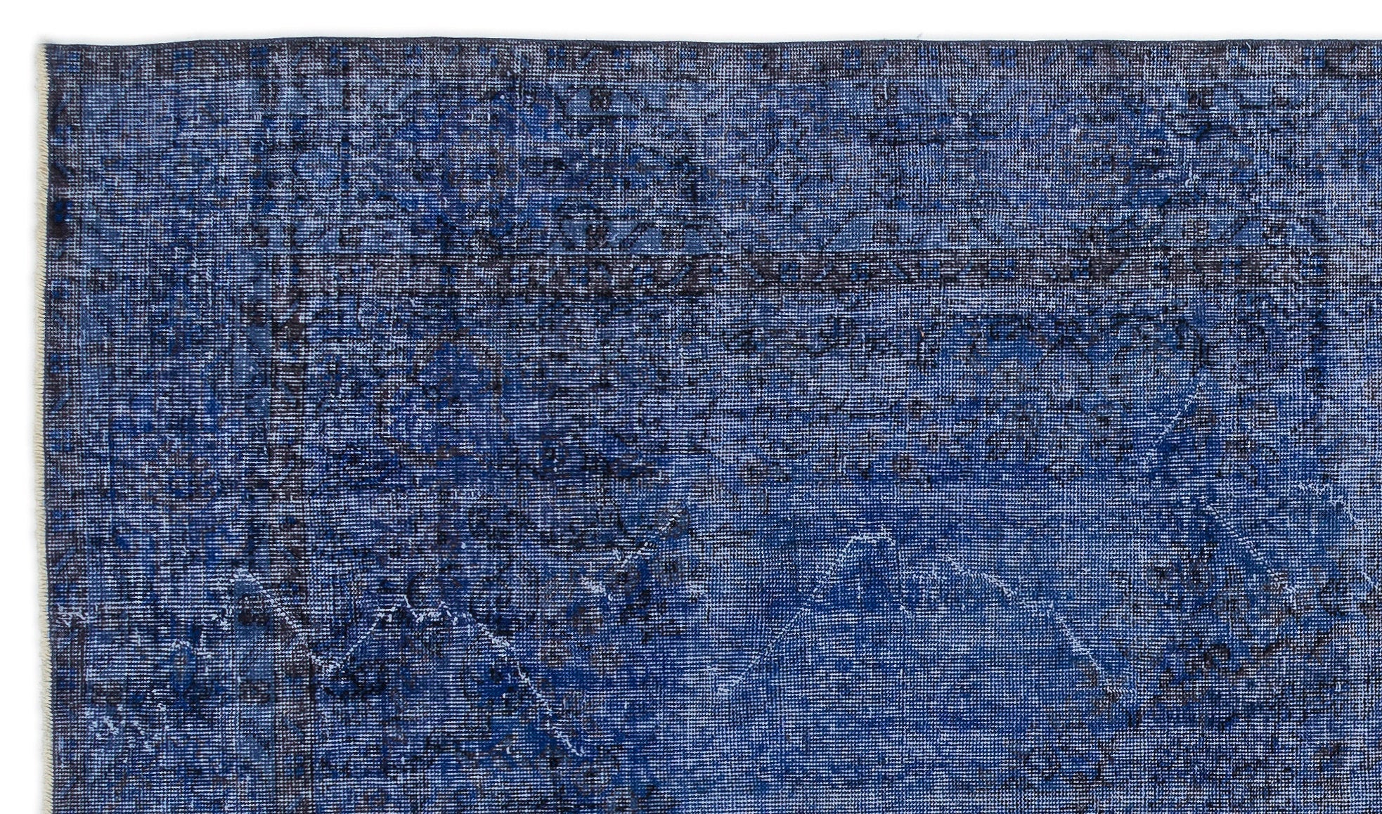 Atina 14320 Blue Vintage Wool Handmade Area Rug 5'6" x 9'5"