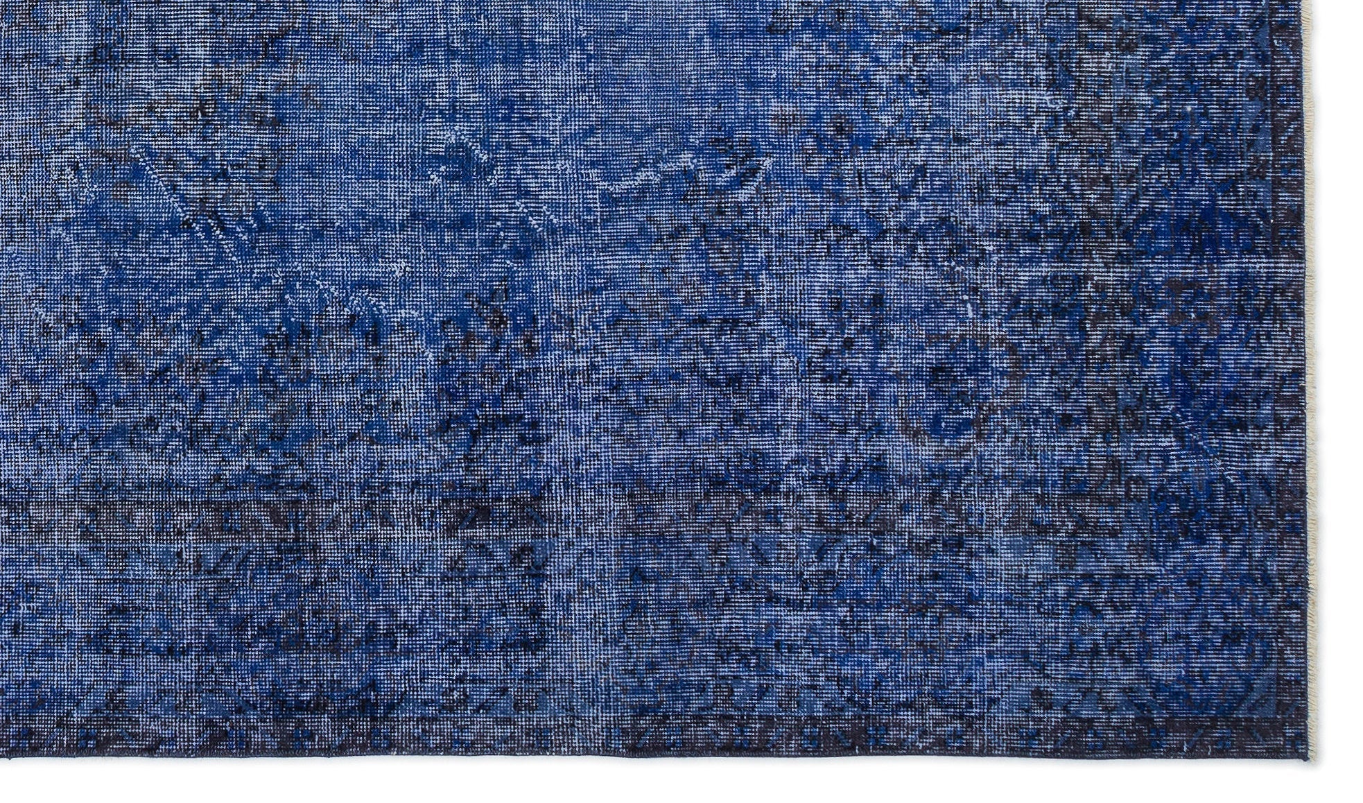 Atina 14320 Blue Vintage Wool Handmade Area Rug 5'6" x 9'5"