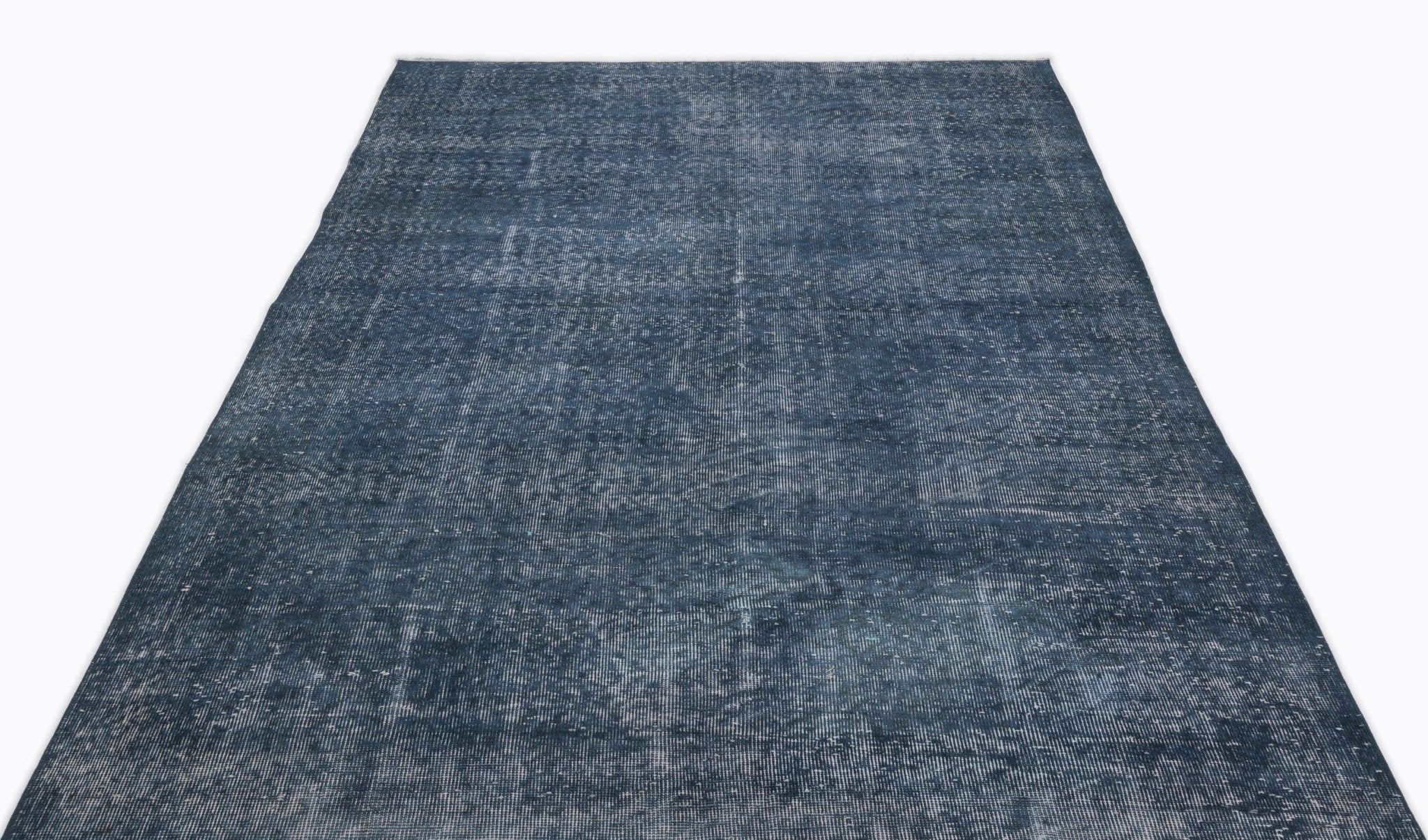 Atina 14429 Blue Vintage Wool Handmade Area Rug 5'3" x 8'10"