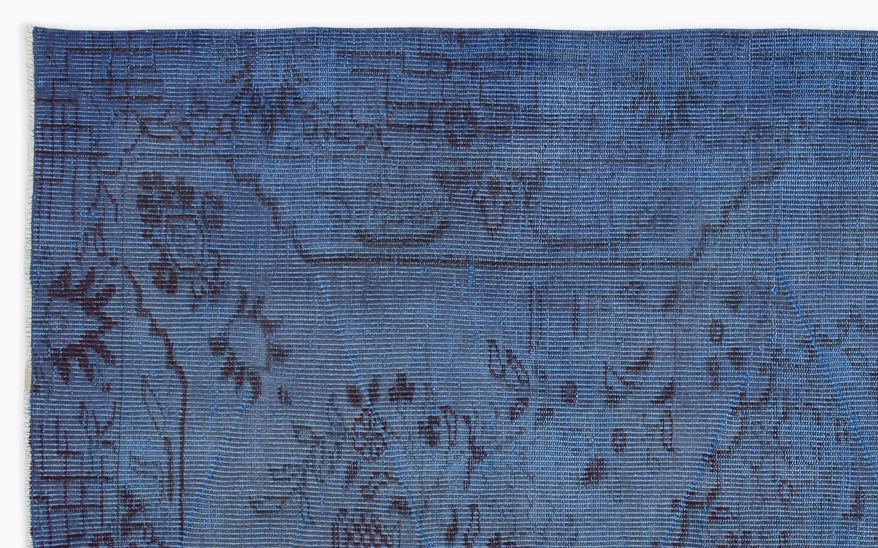 Atina 14609 Blue Vintage Wool Handmade Area Rug 5'3" x 8'8"