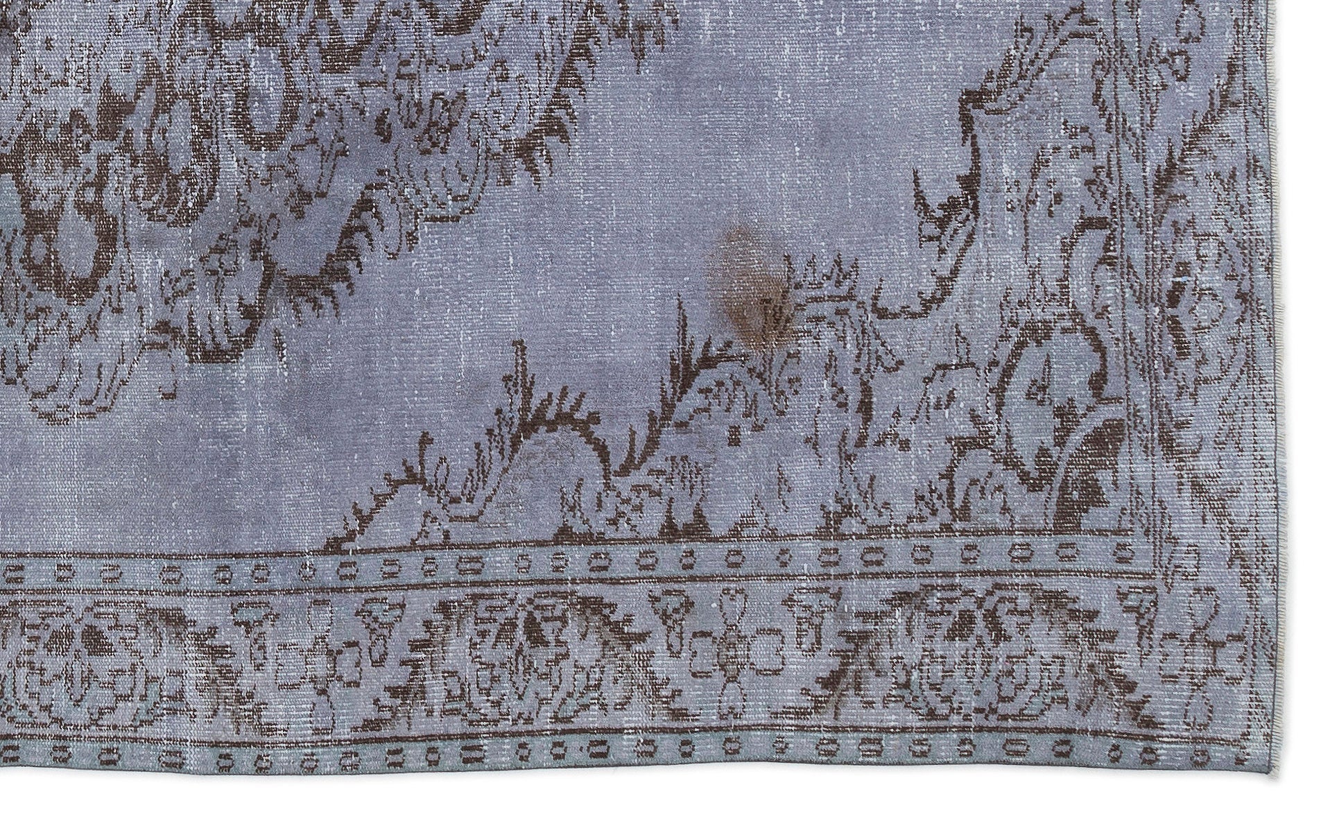 Atina 14952 Blue Vintage Wool Handmade Area Rug 5'6" x 9'3"