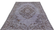 Atina 14952 Blue Vintage Wool Handmade Area Rug 5'6" x 9'3"