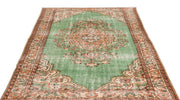 Atina 15057 Beige Vintage Wool Handmade Area Rug 5'11" x 9'3"
