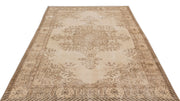 Atina 15139 Beige Vintage Wool Handmade Area Rug 5'7" x 9'6"