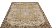 Atina 15150 Beige Vintage Wool Handmade Area Rug 5'6" x 8'8"