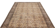 Atina 15151 Beige Vintage Wool Handmade Area Rug 6'2" x 9'8"