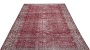 Atina 15203 Red Vintage Wool Handmade Area Rug 5'6" x 9'5"