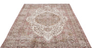 Atina 15599 Beige Vintage Wool Handmade Area Rug 5'9" x 9'2"