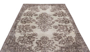 Atina 15770 Beige Vintage Wool Handmade Area Rug 5'6" x 9'2"