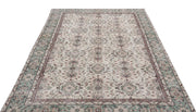 Atina 15790 Beige Vintage Wool Handmade Area Rug 5'6" x 8'9"