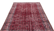 Atina 15804 Red Vintage Wool Handmade Area Rug 5'6" x 9'3"