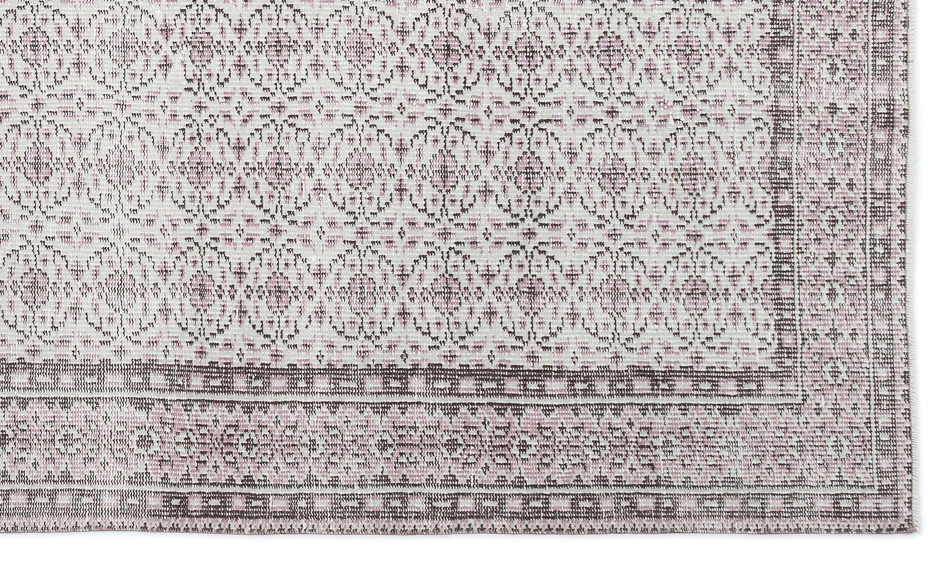 Atina 15858 Beige Vintage Wool Handmade Area Rug 5'6" x 8'6"