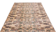 Atina 16005 Cream Vintage Wool Handmade Area Rug 5'2" x 8'2"